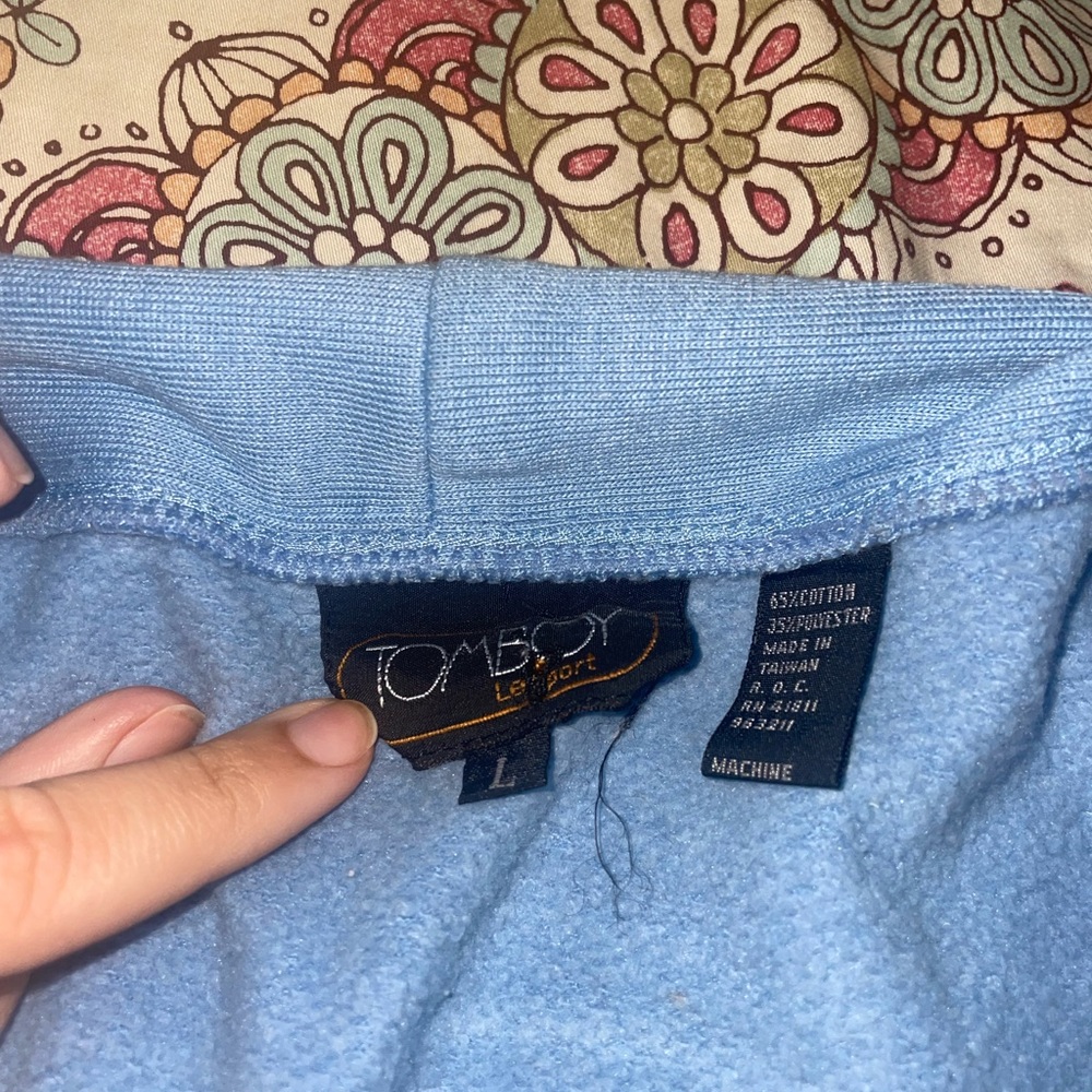 Blue Button Up - Picture 2 of 3